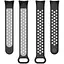Ремешок DK CDK для Xiaomi Mi Smart Band 10 Silicone Sport Band Nike (015815) (black / grey) - миниатюра 3