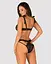 Напівпрозорий еротичний комплект Obsessive Obsessivia 2pcs Set black S/M - мініатюра 2
