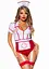 Костюм медсестри Leg Avenue Nurse Feelgood Sexy Costume S червоний з білим - мініатюра 5