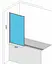 Шторка для ванни Rea Lagos Fix 80 хром нерухома REA-W5630, Універсальна, прозорий, хром - мініатюра 5