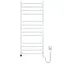 Электрический полотенцесушитель Navin Классик Квадро 500x1200 Sensor правая белая 12-028153-3680, Белый, Правое, Электронный - миниатюра 2