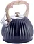 Чайник Whistling Kettle Black із нержавіючої сталі зі свистком Kamille Ø19х24.5 см kuh0006801 - мініатюра 1