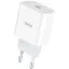 Сетевое зарядное устройство Hoco C76A Plus Speed ​​source PD20W charger белый - миниатюра 1