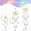 DEMIUKO Evil Eye Sun Catcher Хрустальное подвесное украшение Wind Chimes Sun Catchers Bead Prism Rainbow Maker Wall Pendant - миниатюра 2