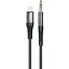 Кабель AUX XO NB-R193A Lightning to 3.5 мм adapt audio Черный - миниатюра 1