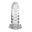 Насадка на пенис Baile Brave Man Penis Sleeve Crystal 14 см прозрачный - миниатюра 4