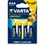 Батарейка Varta Energy AAA BLI 4 Alkaline LR3 (1769) - миниатюра 1