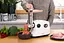 ARDESTO Мясорубка, 1600Вт, 1.6кг/мин, 3 решетки, насадка для колбас, кеббе, пластик, белый - миниатюра 4