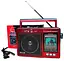 Радиоприемник Golon RX-006UAR радио MP3 USB MicroSD питание от сети батареек Красный - миниатюра 1