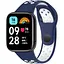Ремешок DK для Xiaomi Redmi Watch 3 Active / 3 Lite Silicone Sport Band Nike (blue / white) - миниатюра 3