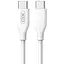 Кабель XO NB124 40W PD Type-c to Type-C Белый - миниатюра 1