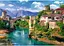 Пазл Trefl Старый мост в Мостаре Босния и Герцеговина 500 эл. (37333) - миниатюра 3