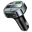 АЗП FM модулятор Hoco E70 PD30W+QC3.0 (1USB-A/1C) Чорний - мініатюра 1