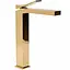 Смеситель для умывальника Rea Duet gold золотой высокий REA-B4415 Золотой - миниатюра 1