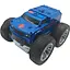 Машинка іграшкова Revolt Rescue Racers на радіокеруванні двостороння синьо-сіра (TG1009GREY) - мініатюра 2