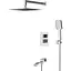 Душова система прихованого монтажу Gappo G7107-40, вилив - перемикач на лійку, 3-функції, хром - мініатюра 1