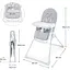Стільчик для годування Kinderkraft Binci Light Grey (KHBINC00LGR0000) - мініатюра 5