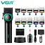 Аккумуляторная машинка для стрижки VGR V-001, 10 насадок, 9000 RPM, АКБ 4600 mAh, LED дисплей - миниатюра 4