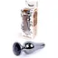 Анальна пробка Boss Of Toys Boss Series - Jewellery Dark Silver Butt Plug Black, BS6400056, Срібний / Чорний - мініатюра 3