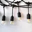 Гирлянда LED Light Edison уличная с ретро лампами 15 шт. 24V 10 метров - миниатюра 5