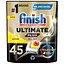 Засіб для миття посуду Finish Ultimate Plus All in 1 Лимон 45 таблеток - мініатюра 1