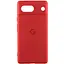 Чохол Lakshmi Silicone Cover Full Camera (AAA) with Logo для Google Pixel 7a Червоний / Red - мініатюра 1