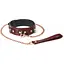Ошейник с поводком Liebe Seele Wine Red Collar and Leash - миниатюра 1