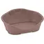 Stefanplast Sleeper 2- Пластиковий лежак для собак та котів 69x49x28 см (коричнево-рожевий) - мініатюра 1