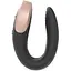 Вібратор для пар Satisfyer Double Love 8.6 см чорний - мініатюра 3