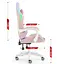 Компьютерное кресло Hell's Chair HC- 1000 Pink (тканина) - миниатюра 9