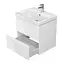 Тумба для ванной комнаты Cersanit Cet В10 с умывальником Moduo 50 см Белый UN509-048 30412 - миниатюра 3