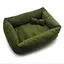 Лежак для собак та котів Zoo-hunt Бліц прямокутний хакі №2 50х70х21 см - мініатюра 1