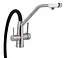 Змішувач для кухні Lidz Aria 020F3 з гнучким виливом з підключенням для питної води LDARI020F3BNK37647 - мініатюра 2