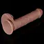 Фаллоимитатор Lovetoy Dual-Layered Silicone Nature 20.5 см коричневый - миниатюра 8