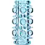 Насадка на пенис Boss Series Stretchy Sleeve 7 см голубой - миниатюра 1