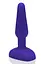 Анальна пробка B-Vibe Trio Plug 13.5 см (фіолетовий) - мініатюра 2