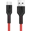 Hoco U31 Quick Charging Lightning to Type-C Cable red - миниатюра 1