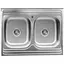 Кухонна мийка Platinum 8060 сатин (SP000000602) - мініатюра 1