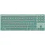 Клавіатура Canyon Keyboard OnType 10 Low Profile EN Wired Green (CNS-HKB10GR) - мініатюра 1