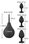 Набір для анальної стимуляції Orion Black Velvets Anal Kit 4 шт. (чорний) - мініатюра 7