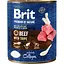 Вологий корм Brit Premium by Nature для собак яловичина з тельбухами 800 г - мініатюра 1