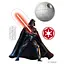 Наклейки Star Wars Vader/ Trooper (Зоряні війни) 16х11 см - мініатюра 2
