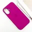 Чехол Epik Silicone case AAA с Magsafe и анимационной кнопкой для Apple iPhone 16, 6.1 Fuchsia - миниатюра 4