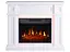 Каминокомплект ArtiFlame Linz AF23S белый с LED подсветкой - миниатюра 1