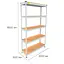 Металевий стелаж Emby Light Series (розмір 1800х900x300мм) 5 полиць ДСП до 100кг Білий - мініатюра 2