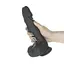 Фалоімітатор Naked Addiction – 8.6” Silicone Rotating & Thrusting Vibrating Dildo with Remote Black - мініатюра 4