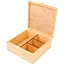 Скринька дерев'яна Rosa Talent з замком 4 секції різного розміру 20х20х8 см - мініатюра 1