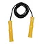 Детская Скакалка №1 Colorplast 0749(Yellow) диаметр 3,7 мм, длина 270 см, черная - миниатюра 1