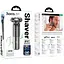 Мужская электробритва для бороды Hoco HP35 Induction 3-blade electric shaver 600mAh IPX7 Black - миниатюра 7