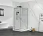 Душевая кабина без поддона Mixxus Premium Diverse SC02-90x90x195-TR хром прозрачное стекло 5 мм MI6861, Универсальная, прозрачная, хром - миниатюра 2